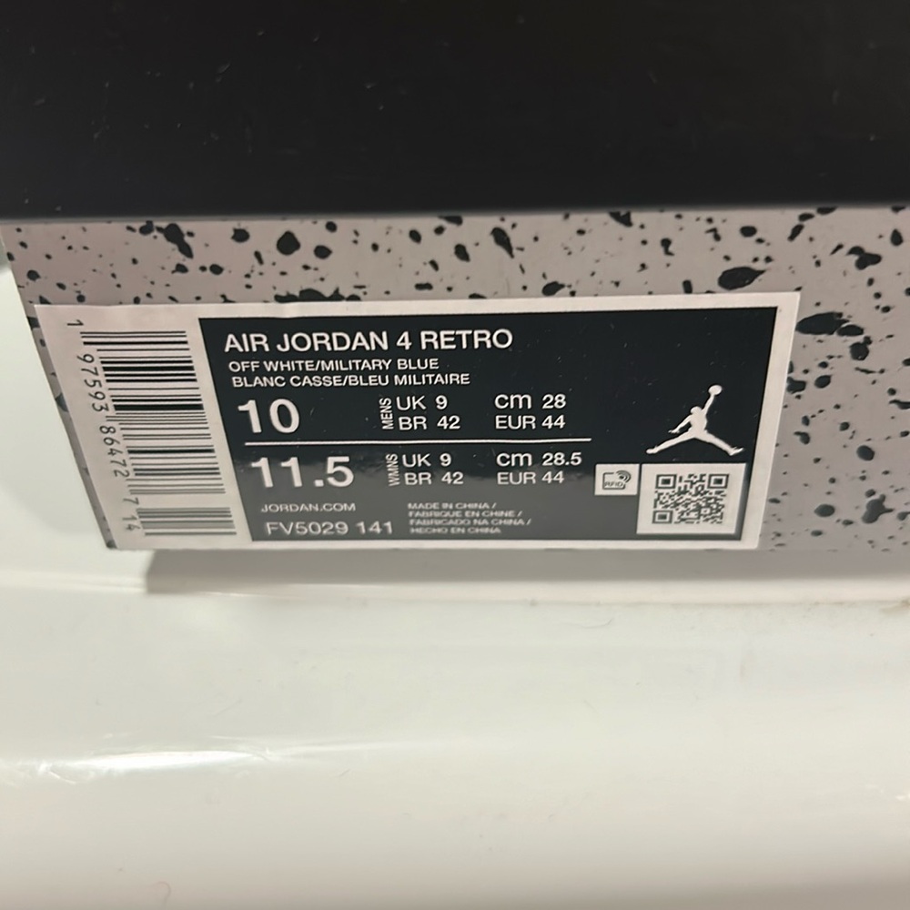 Jordan military 4s - Picture 1 of 2